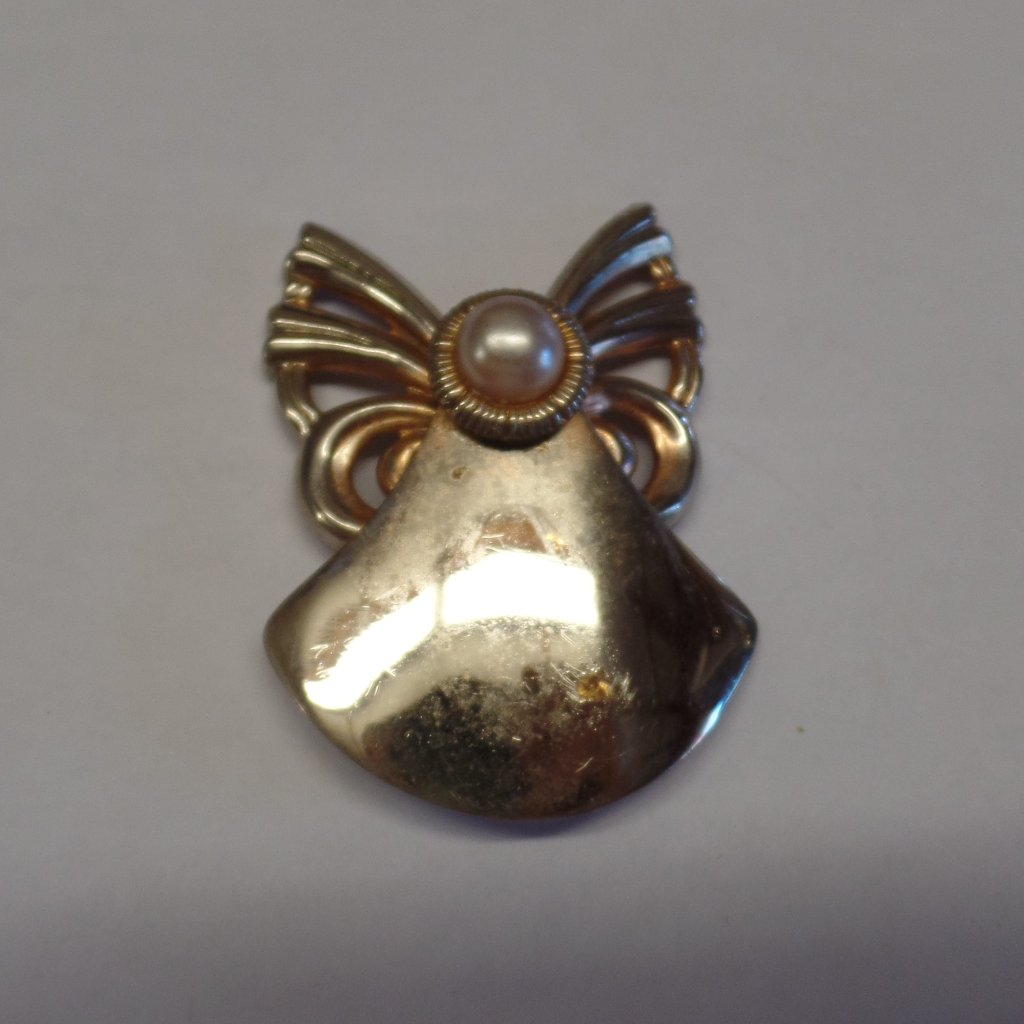 Stamped Jane 1997 Adl Angel With Wings And Faux Pearl Halo 2